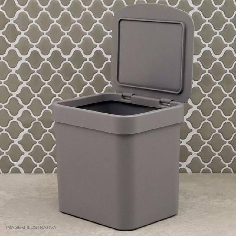 Lixeira Com Tampa 2,5L Chumbo Martiplast - OU -1-.jpg